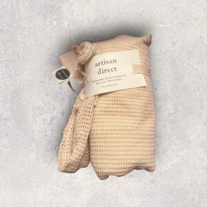 Artisan Direct Sustainable Grocery Produce Reusable Bags Set of 5 100% Cotton